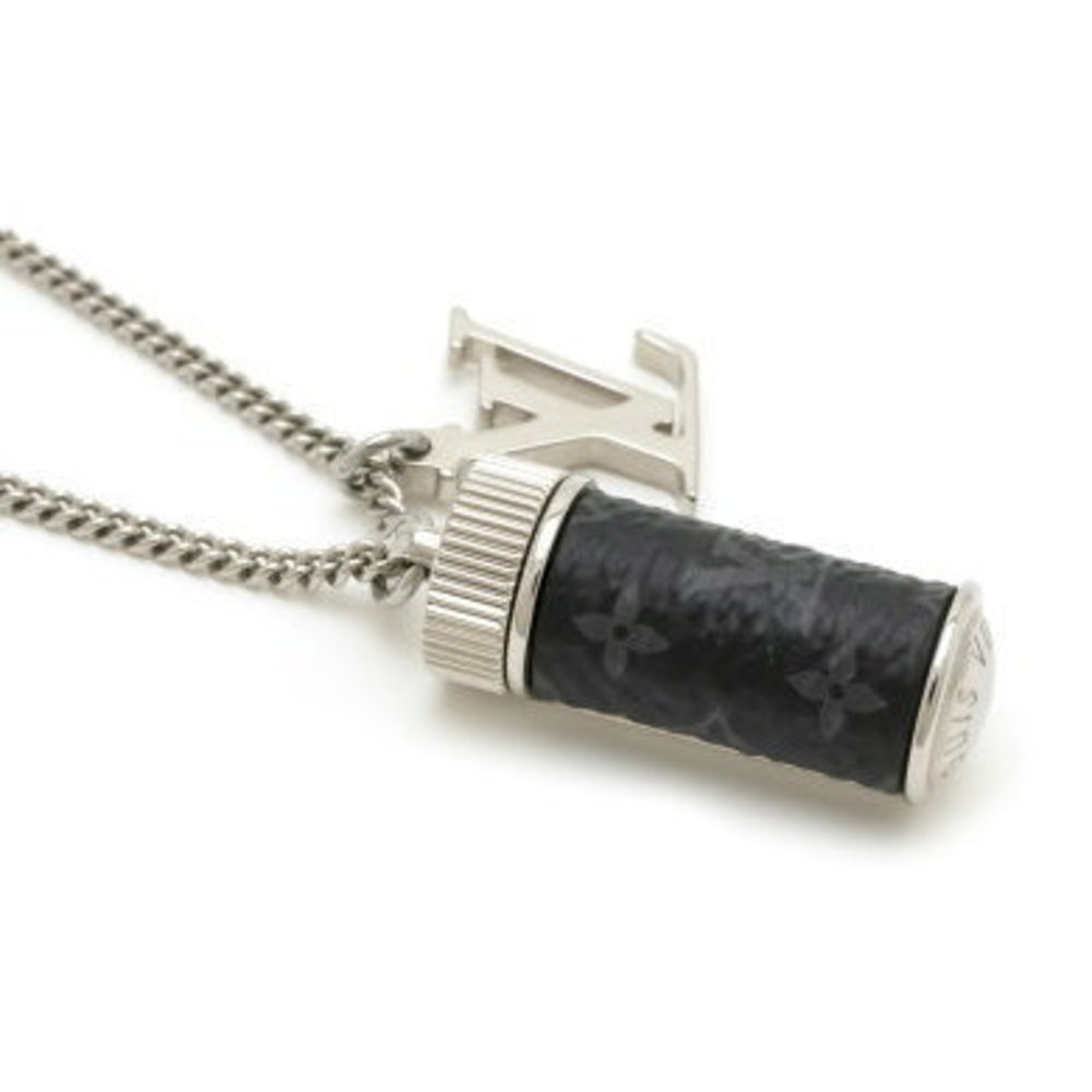 Louis Vuitton Monogram Eclipse Pendant - Silver - image 7